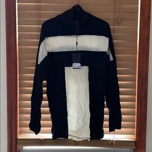 KTZ Panel Patchwork High Neck Top